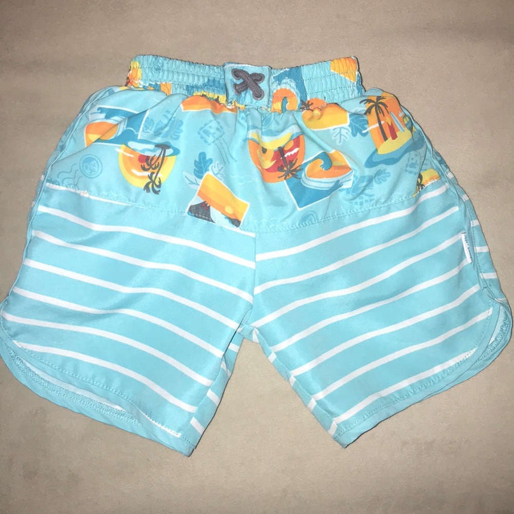 Toddler swim trunks with built in diaper 18m